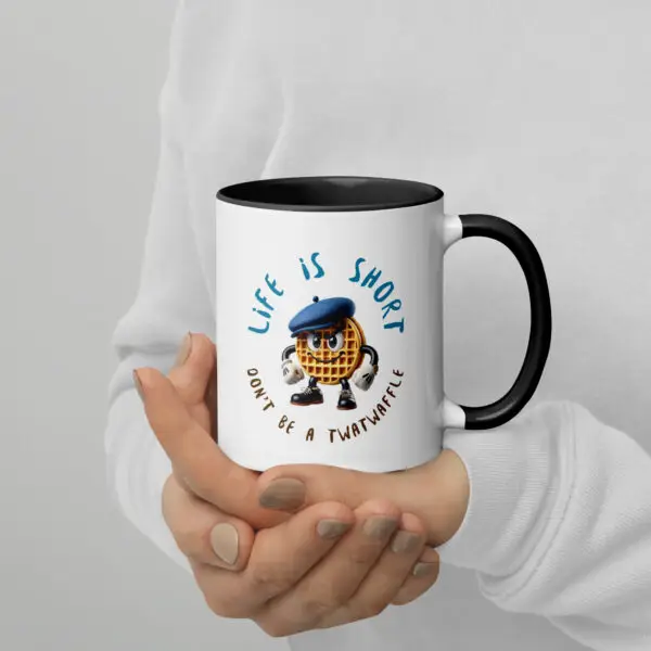 Life is Short - Don't Be a Twatwaffle - 11oz mug - Image 2